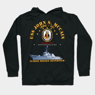 Destroyer - USS John S McCain - Ship Hoodie